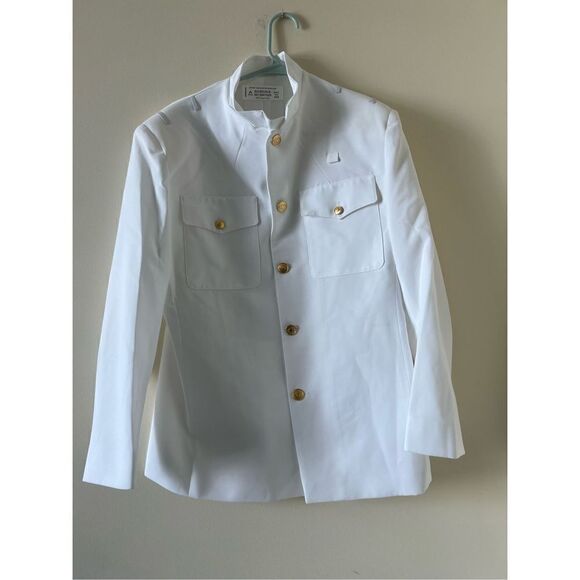 Men's Service Dress White Choker Disney Worldwide Services size 38
